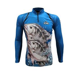 Camiseta De Pesca King Brasil UV 50 - KFF645 - Universo Sub