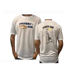 Camiseta Dryfit Branco - Universo Sub - CABRN01 - Universo Sub