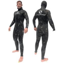 Roupa Neoprene 3mm Camo Brown - Onda Sport - Universo Sub
