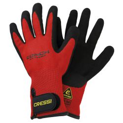 Luva Conch Dyfiber Vermelho - Cressi - Universo Sub