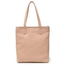 Bolsa de Couro - ENVELOPE - Nude