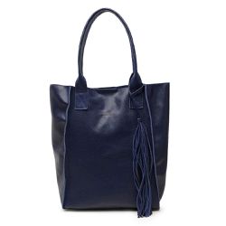 Bolsa de Couro - ÉVORA - Azul Anil