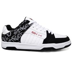 Six Skate Dover Performance - Branco Preto - UPTENIS