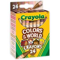 Giz de Cera Crayola Colors of The World Skin Tone ... - USA PARA VOCÊ LOJINHA