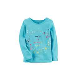 Blusa Manga Longa Dad is Super Rad Carter's - 575 - USA PARA VOCÊ LOJINHA