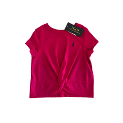 Cropped Polo Ralph Lauren Mini Pony Rosa - 3005 - USA PARA VOCÊ LOJINHA