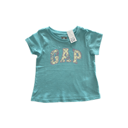 Camiseta Infantil Gap Azul 100% Algodão - 2235 - USA PARA VOCÊ LOJINHA