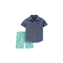 Conjunto Short e Camisa Avião Carter's - 1151 - USA PARA VOCÊ LOJINHA