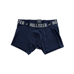 Cueca Boxer Azul Escuro Hollister - 2789 - USA PARA VOCÊ LOJINHA