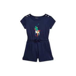 Macaquinho Polo Ralph Lauren Menina Azul Marinho -... - USA PARA VOCÊ LOJINHA