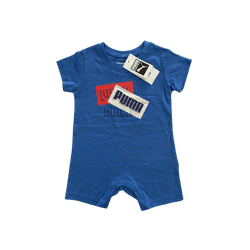 Romper Puma Azul 100% Algodão - 1839 - USA PARA VOCÊ LOJINHA