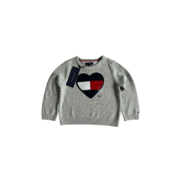 Suéter Tricô Bordado Tommy Hilfiger Coração - 850... - USA PARA VOCÊ LOJINHA