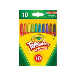 Lápis de cera Crayola Mini-Twistables, 10 unidades... - USA PARA VOCÊ LOJINHA