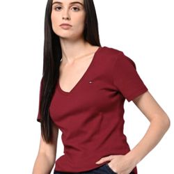 Blusa Adulto Feminino Vinho Tommy Hilfiger - 6185 - USA PARA VOCÊ LOJINHA