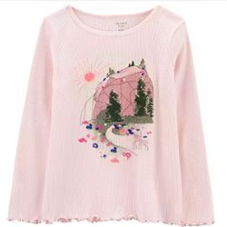 Blusa Infantil Menina Malha Canelada OshKosh - 61... - USA PARA VOCÊ LOJINHA