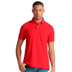 Camiseta Polo Masculina Vermelha Tommy Hilfiger - ... - USA PARA VOCÊ LOJINHA