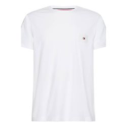 Camiseta Tommy Hilfiger Branca Masculina - 6021 - USA PARA VOCÊ LOJINHA