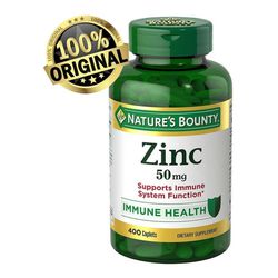 Zinco em Cápsulas Nature's Bounty 50mg - 4055 - USA PARA VOCÊ LOJINHA