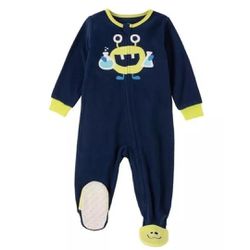 Macacão de Fleece Monstrinho com Pézinho Kids Head... - USA PARA VOCÊ LOJINHA