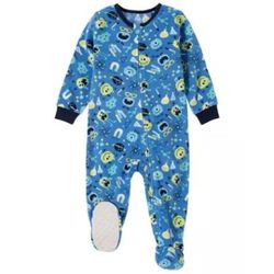 Macacão de Fleece Monsters com Pézinho Kids Headqu... - USA PARA VOCÊ LOJINHA