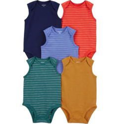 Conjunto Body Regata Menino Color com 5 Peças Cart... - USA PARA VOCÊ LOJINHA