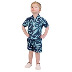 Conjunto Infantil Menino Camisa e Short Verão Beac... - USA PARA VOCÊ LOJINHA