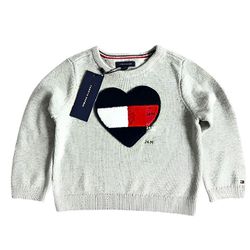 Suéter Tricô Bordado Tommy Hilfiger Coração - 850... - USA PARA VOCÊ LOJINHA