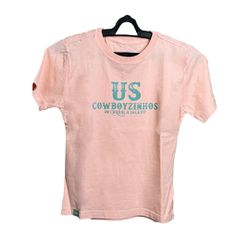 Camiseta Infantil Rosa Salmão - USC-CI-007 - USCOWBOYS