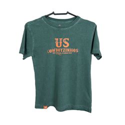 Camiseta Infantil Verde Stone - USC-CI-004 - USCOWBOYS