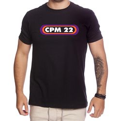 Camiseta Banda CPM 22 Rock Nacional 100% Algodão -... - USE CLAN