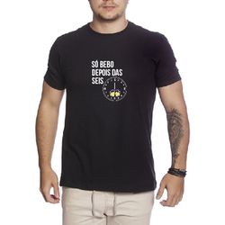 Camiseta Só Bebo Depois Das 6 All Clan - 0015 - USE CLAN