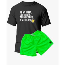 Combo Short Mauricinho Tactel + Camiseta Algodão P... - USE CLAN