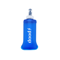 Garrafa Squeeze Azul Silicone Dobrável Soft - 150m... - DOOD