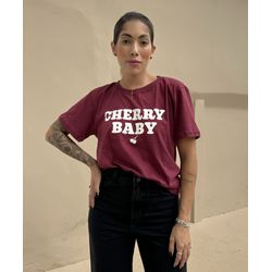 t-shirt Cherry Baby - USEDOAVESSO