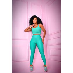 Conjunto Calça Kamila - Verde Agua - Use Lari Move - Use Lari Move