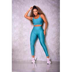 Conjunto Calça Kamila – Verde Jade – Use Lari Move... - Use Lari Move