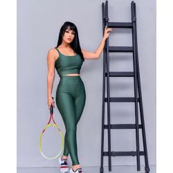 Conjunto Calça Kamila – Verde Militar – Use Lari M... - Use Lari Move