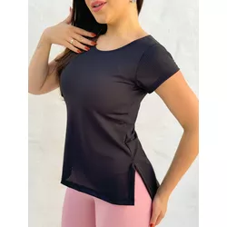 Camiseta Manga Curta Kelly - Preto - Use Lari Move - Use Lari Move
