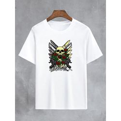 Camiseta Branca Anime Attack On Titan - CBATKOT04 - USENERD