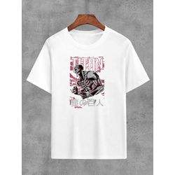 Camiseta Branca Anime Attack On Titan - CBATKOT07 - USENERD