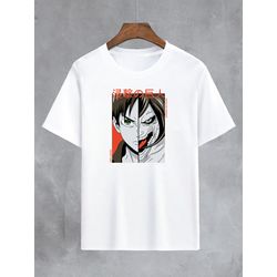 Camiseta Branca Anime Attack On Titan - CBATKOT21 - USENERD