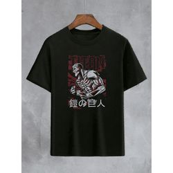 Camiseta Preta Anime Attack On Titan - CPATKOT07 - USENERD