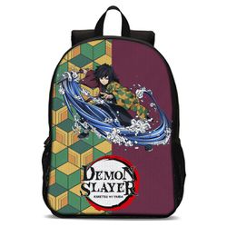 Mochila Infantil Escolar De Costas Basica Demon Sl... - USENERD