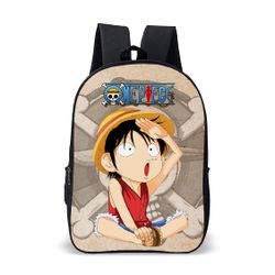 Mochila Infantil Escolar De Costas Basica One Piec... - USENERD