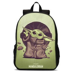 Mochila Infantil Escolar De Costas Basica Mandalor... - USENERD