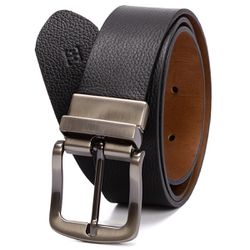 Cinto social dupla face largura 40 mm em couro na ... - ELEAH