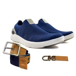 Kit Sneaker Dario Marinho + Cinto Casual Masculino... - ELEAH