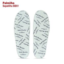 Palmilha Reposição para Sapatilha BB51 Soft Works ... - Use Soft Works
