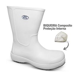 Bota Acqua Foot Cano Longo Com Bico de Composite b... - Use Soft Works