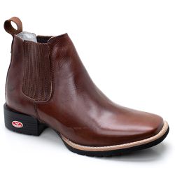 Bota Masculina Cano Curto Bico Quadrado - Fossil T... - VAKARONY